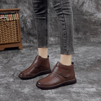 Delwyn | Women's Faux Fur Lined Leather Ankle Boot