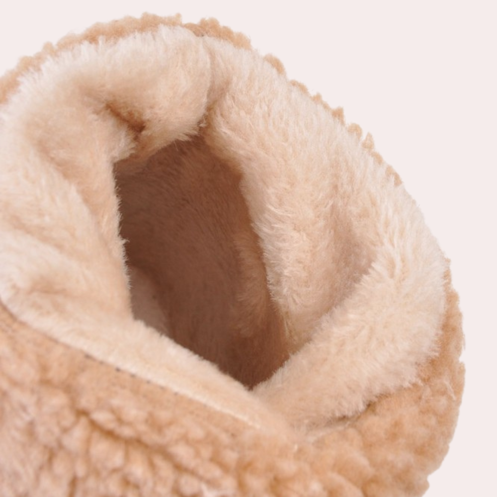 Winnifred | Women's Fleece Cuff Suede Ankle Boot