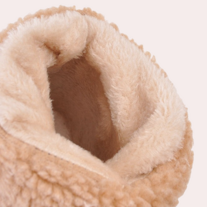 Winnifred | Women's Fleece Cuff Suede Ankle Boot