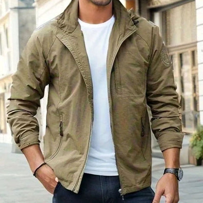 Rennick | Men's Casual Zip-Up Stand Collar Long Sleeve Jacket