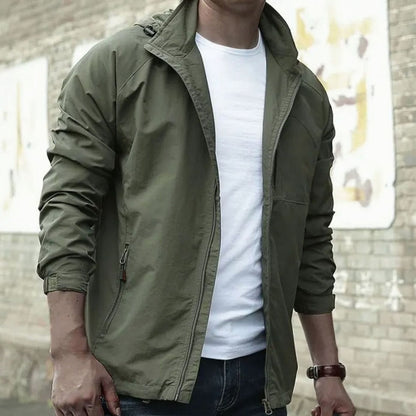 Rennick | Men's Casual Zip-Up Stand Collar Long Sleeve Jacket