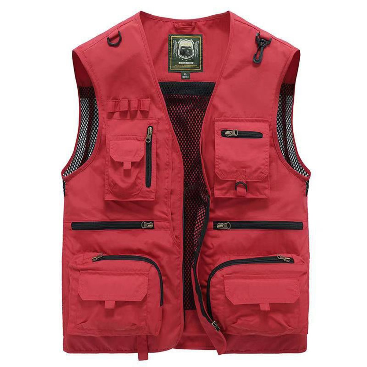 Baxter | Men's Multi-Pocket Outdoor Fishing Mesh Zip-Up Gilet
