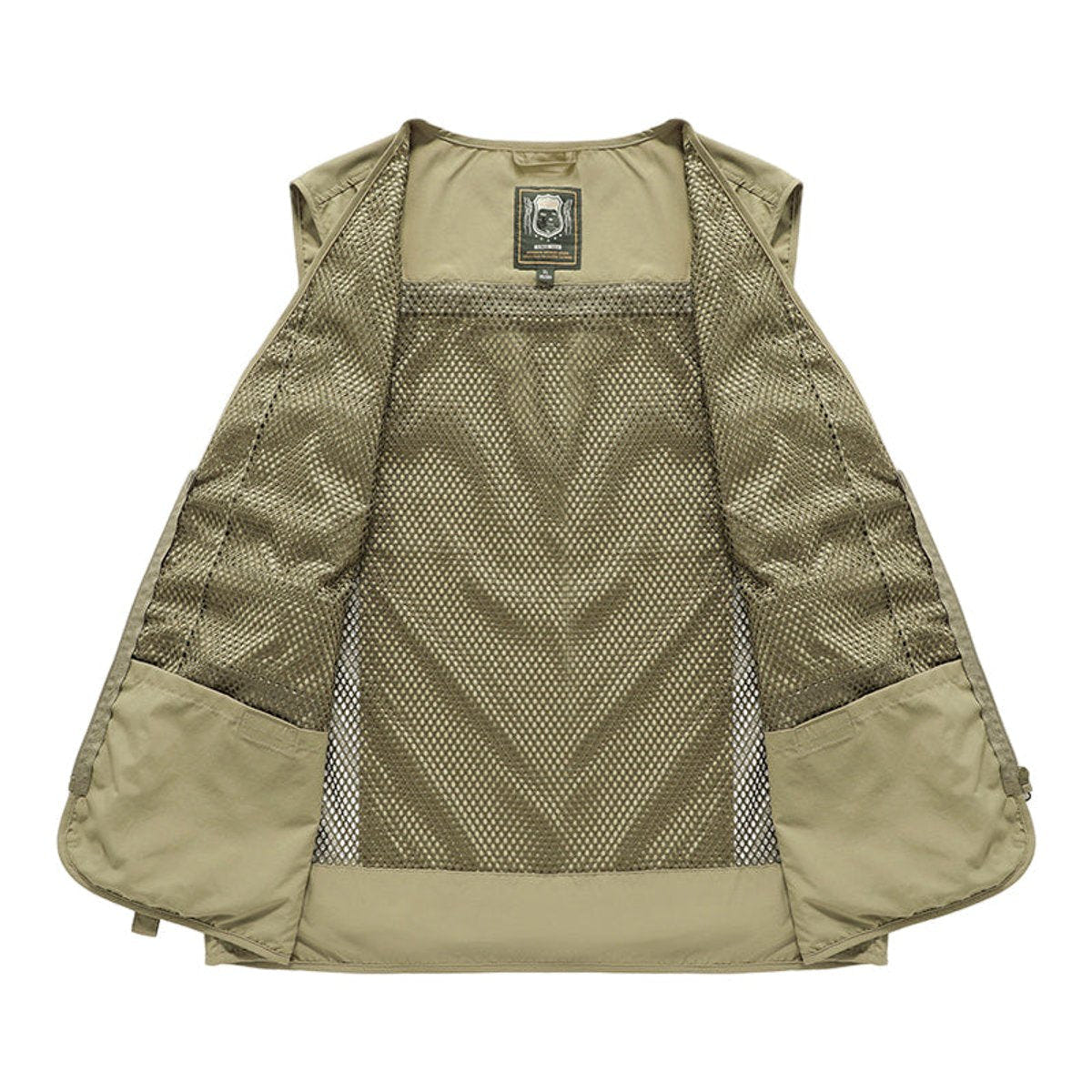 Baxter | Men's Multi-Pocket Outdoor Fishing Mesh Zip-Up Gilet