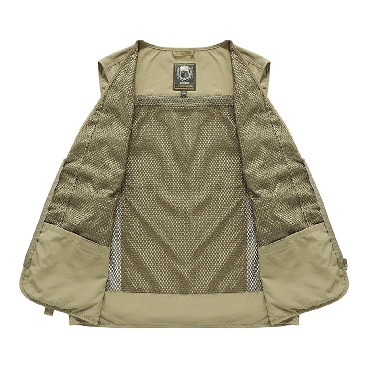 Baxter | Men's Multi-Pocket Outdoor Fishing Mesh Zip-Up Gilet