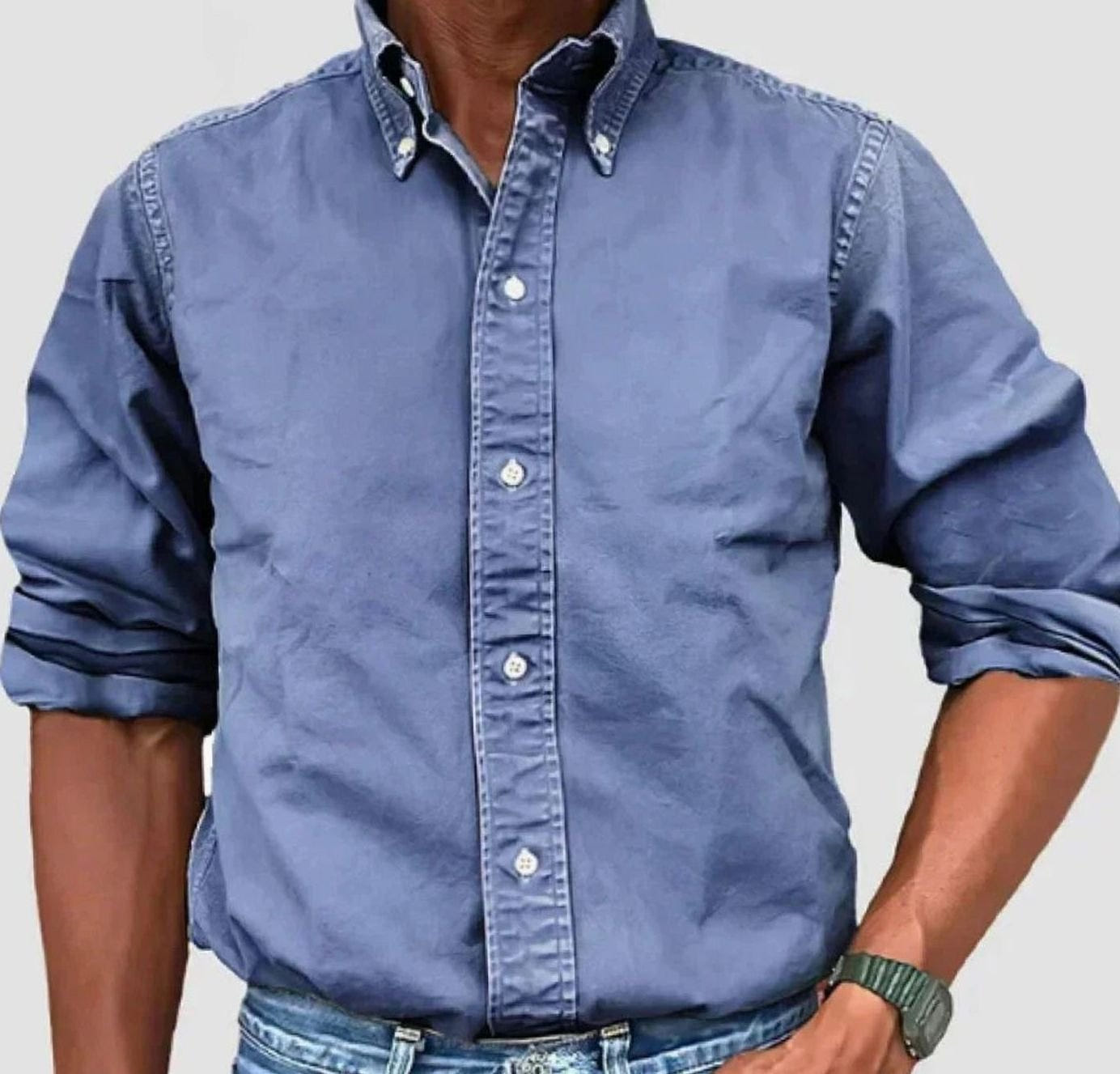 Emerson | Men's Relaxed Fit Long Sleeve Button-Up Shirt