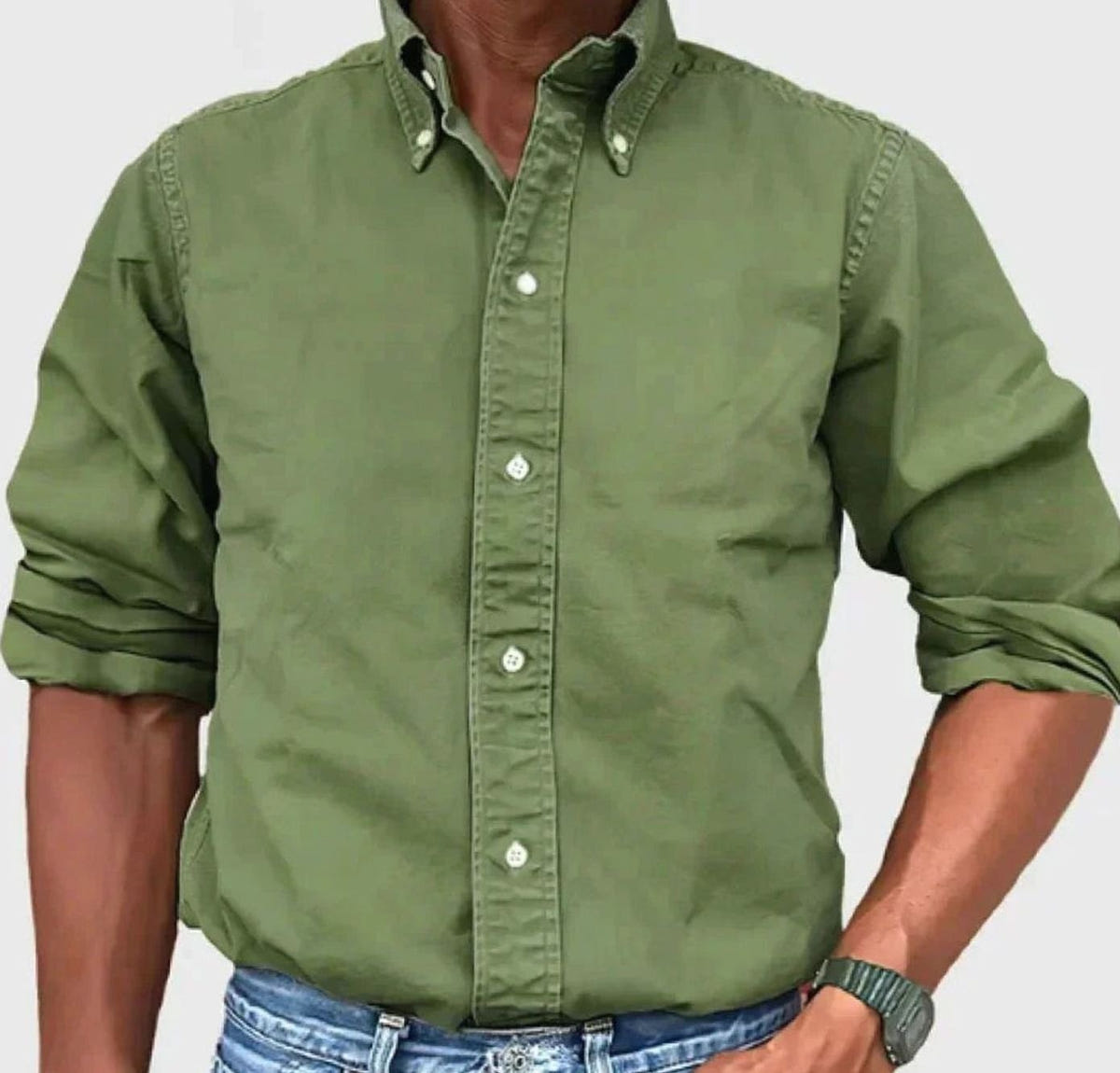 Emerson | Men's Relaxed Fit Long Sleeve Button-Up Shirt