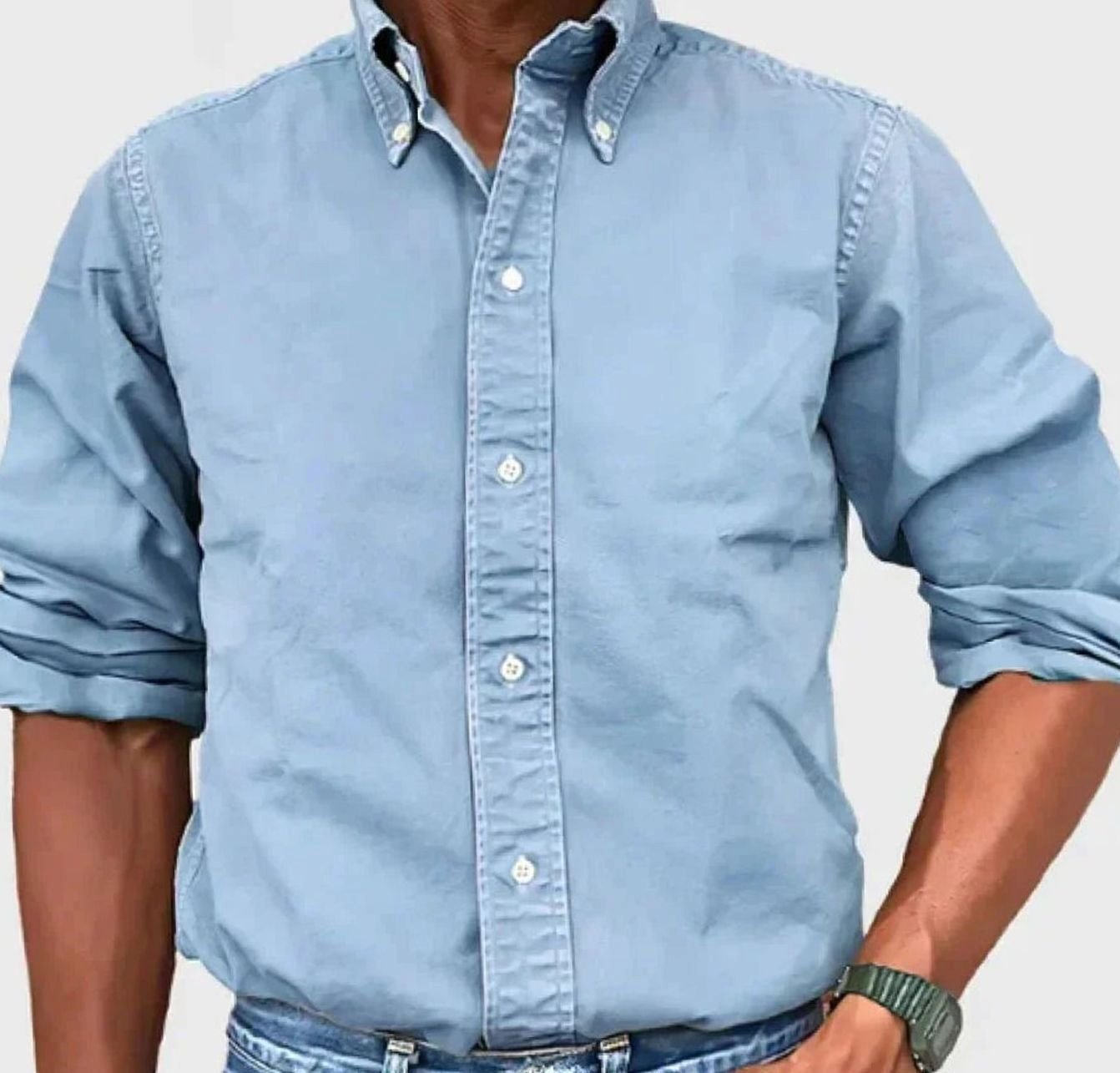 Emerson | Men's Relaxed Fit Long Sleeve Button-Up Shirt