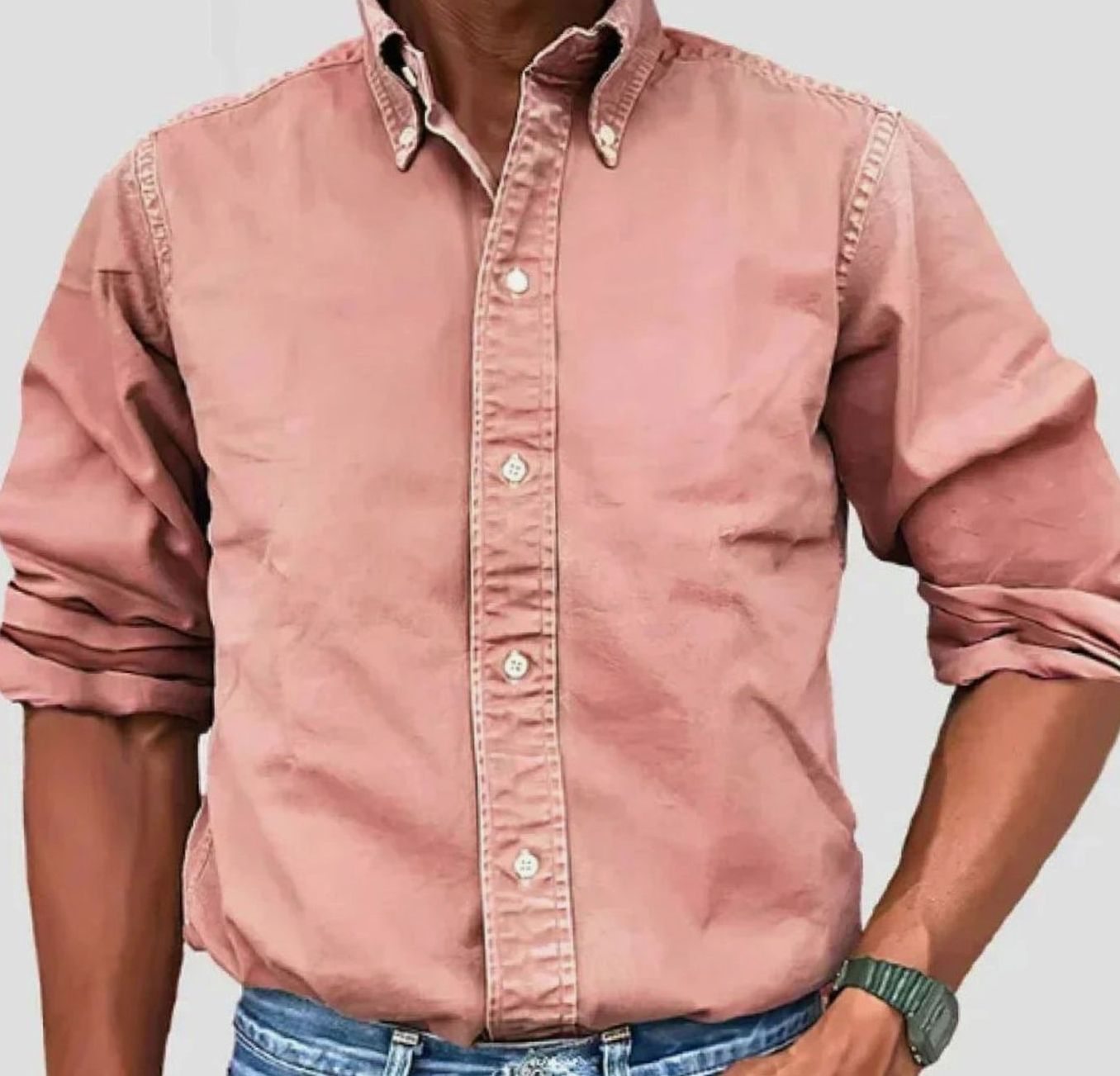 Emerson | Men's Relaxed Fit Long Sleeve Button-Up Shirt
