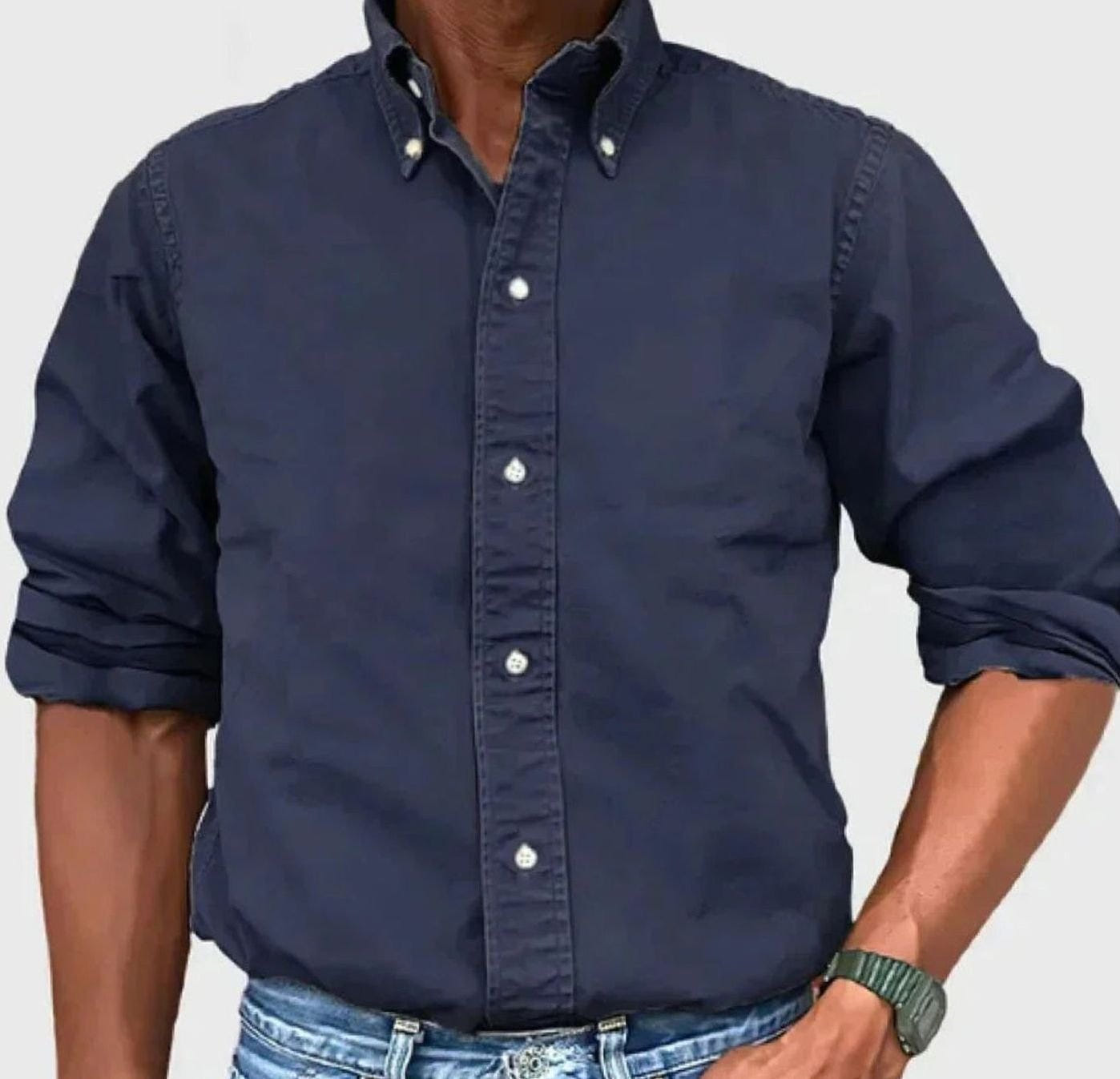 Emerson | Men's Relaxed Fit Long Sleeve Button-Up Shirt