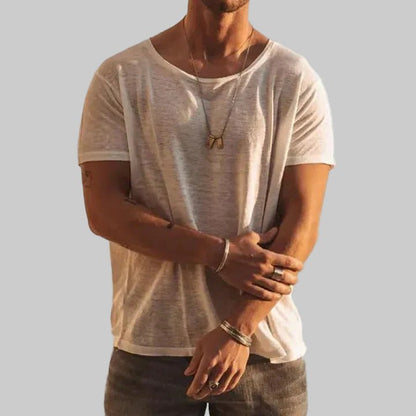 James | Round Neck Short Sleeve Relaxed Casual T-Shirt