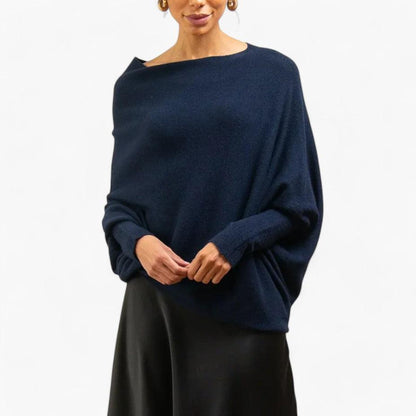 Elara | Women's Off Shoulder Slouchy Knit Sweater