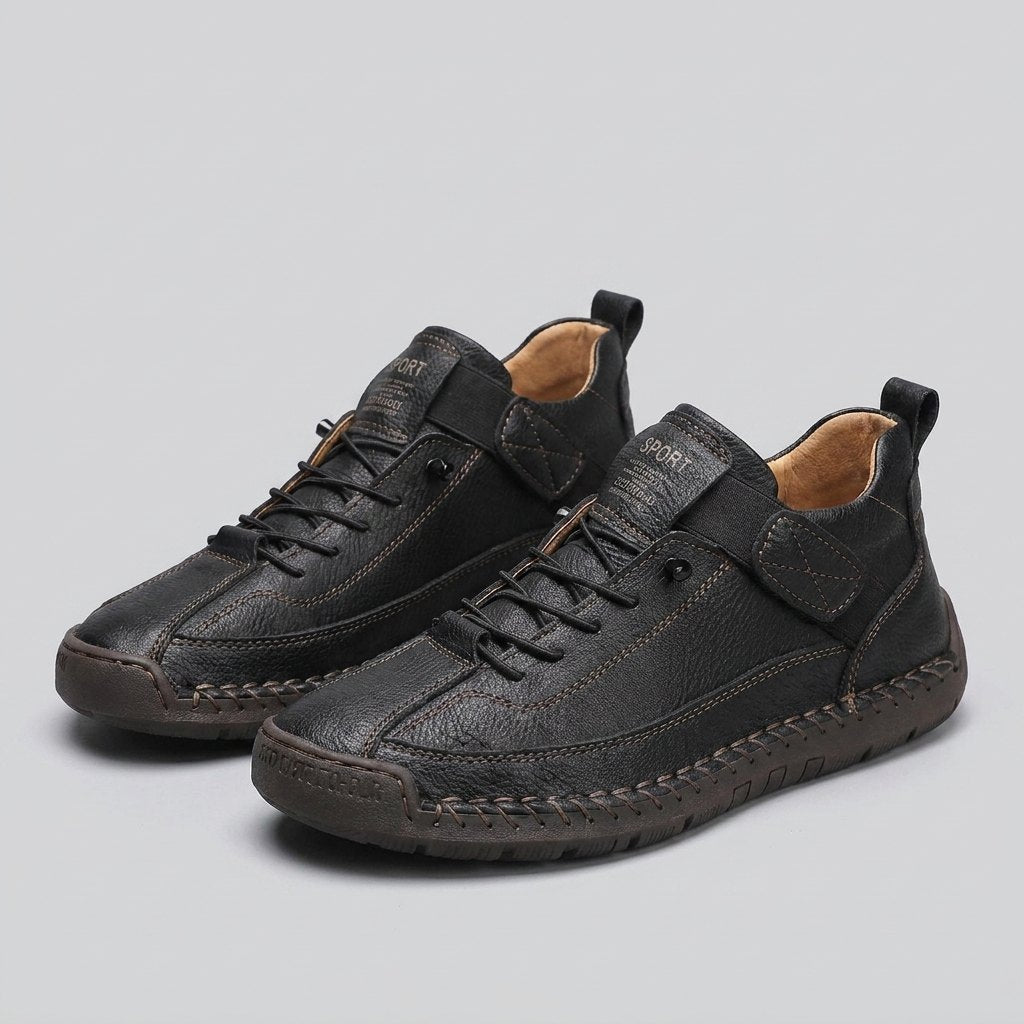 Mia | Women's Orthopedic Leather Comfortable Wide-Fit Sneaker