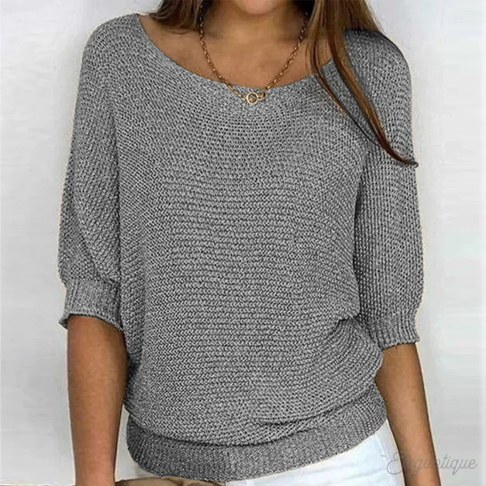 Marlise | Women's Relaxed Knit Batwing Sweater
