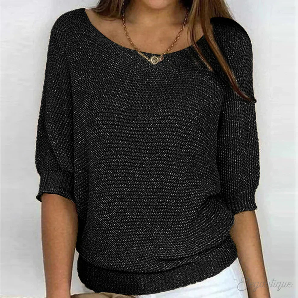 Marlise | Women's Relaxed Knit Batwing Sweater