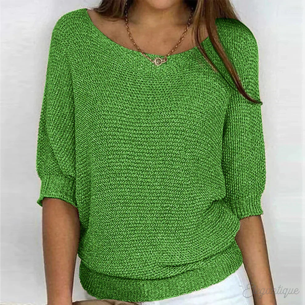 Marlise | Women's Relaxed Knit Batwing Sweater