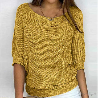 Marlise | Women's Relaxed Knit Batwing Sweater