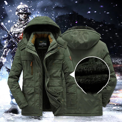 Balthazar | Men's Insulated Hooded Fleece-Lined Winter Parka Jacket