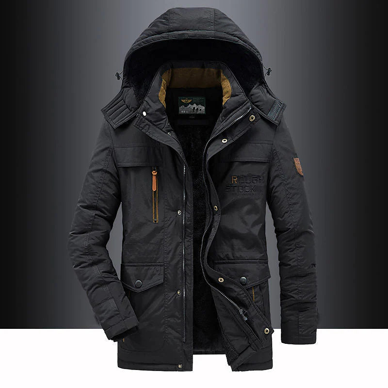 Balthazar | Men's Insulated Hooded Fleece-Lined Winter Parka Jacket