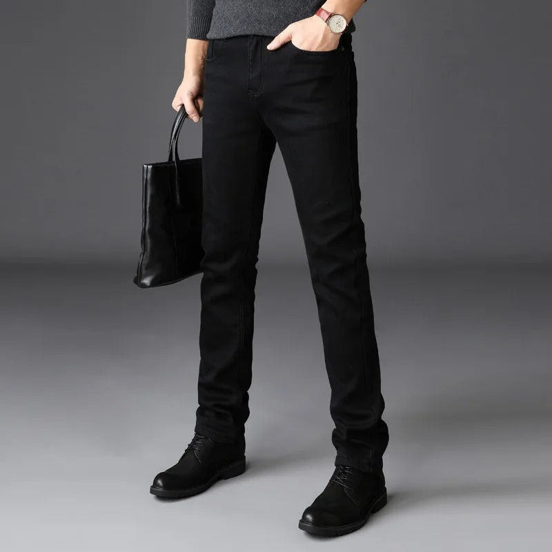 Korbin | Men's Tapered Stretch Denim Dress Pants Jeans