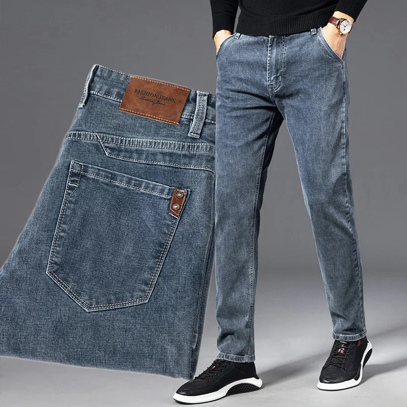 Korbin | Men's Tapered Stretch Denim Dress Pants Jeans