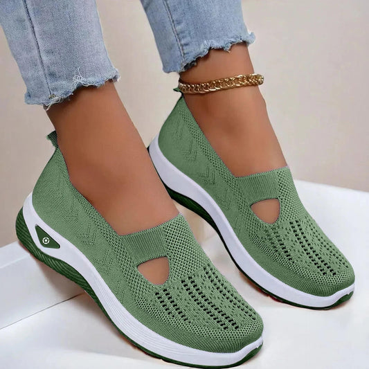 Marlow | Women's Knit Slip-On Cutout Comfort Sneaker