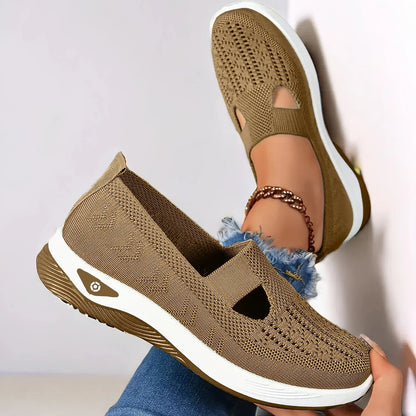 Marlow | Women's Knit Slip-On Cutout Comfort Sneaker
