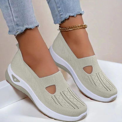 Marlow | Women's Knit Slip-On Cutout Comfort Sneaker