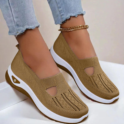 Marlow | Women's Knit Slip-On Cutout Comfort Sneaker