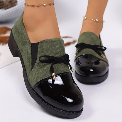 Delphora | Women's Elegant Slip-On Comfort Bow Loafer