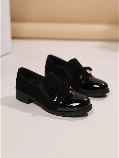 Delphora | Women's Elegant Slip-On Comfort Bow Loafer