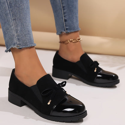 Delphora | Women's Elegant Slip-On Comfort Bow Loafer