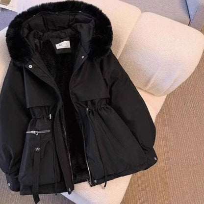 Rosalind | Women's Faux Fur Hooded Fleece-Lined Winter Coat