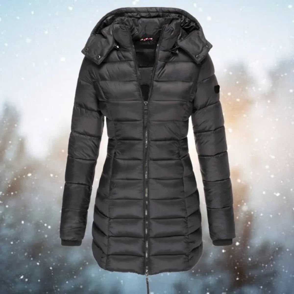 Solstice | Women's Long Hooded Quilted Insulated Puffer Jacket