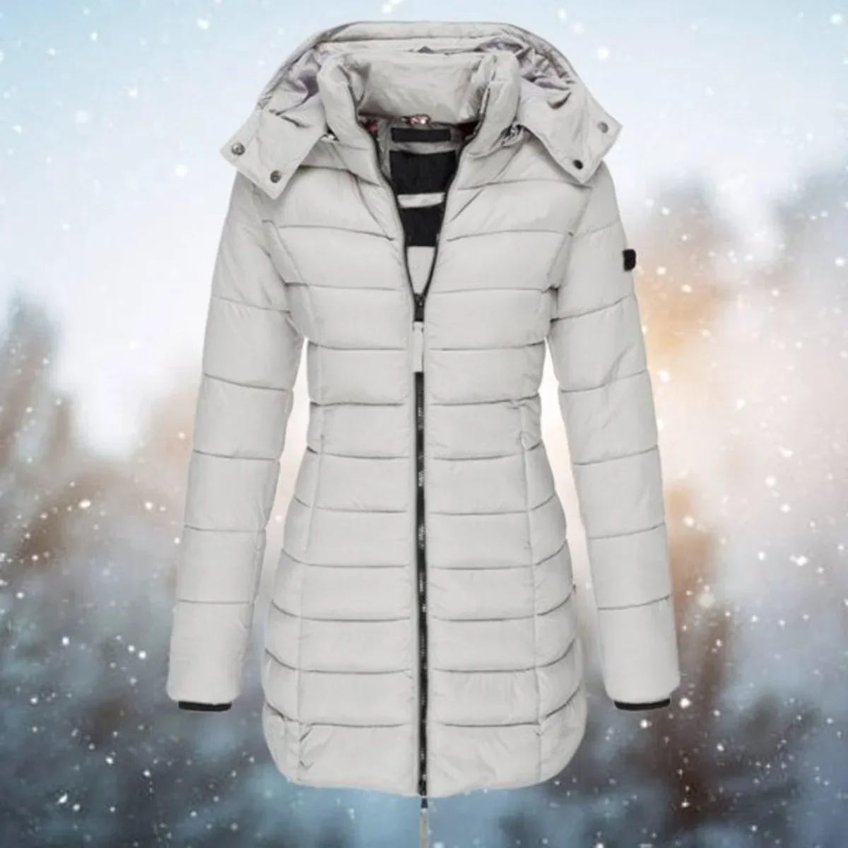 Solstice | Women's Long Hooded Quilted Insulated Puffer Jacket