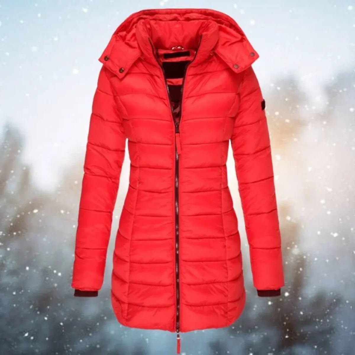 Solstice | Women's Long Hooded Quilted Insulated Puffer Jacket
