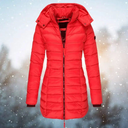 Solstice | Women's Long Hooded Quilted Insulated Puffer Jacket