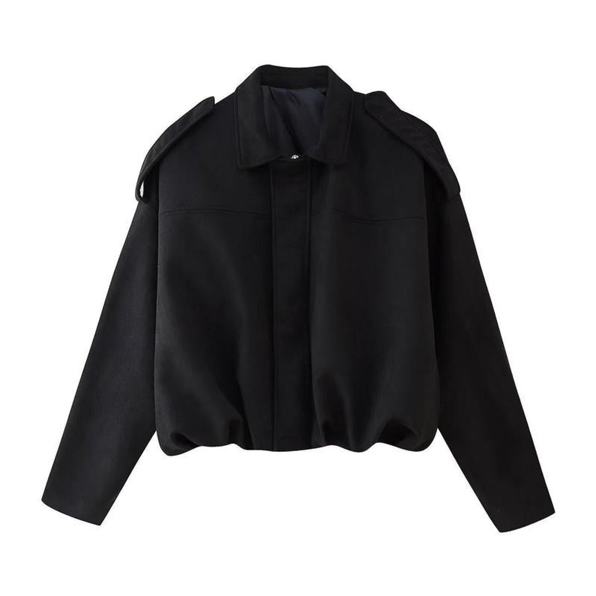 Elowen | Women's Vintage-Inspired Oversized Faux Suede Bomber Jacket