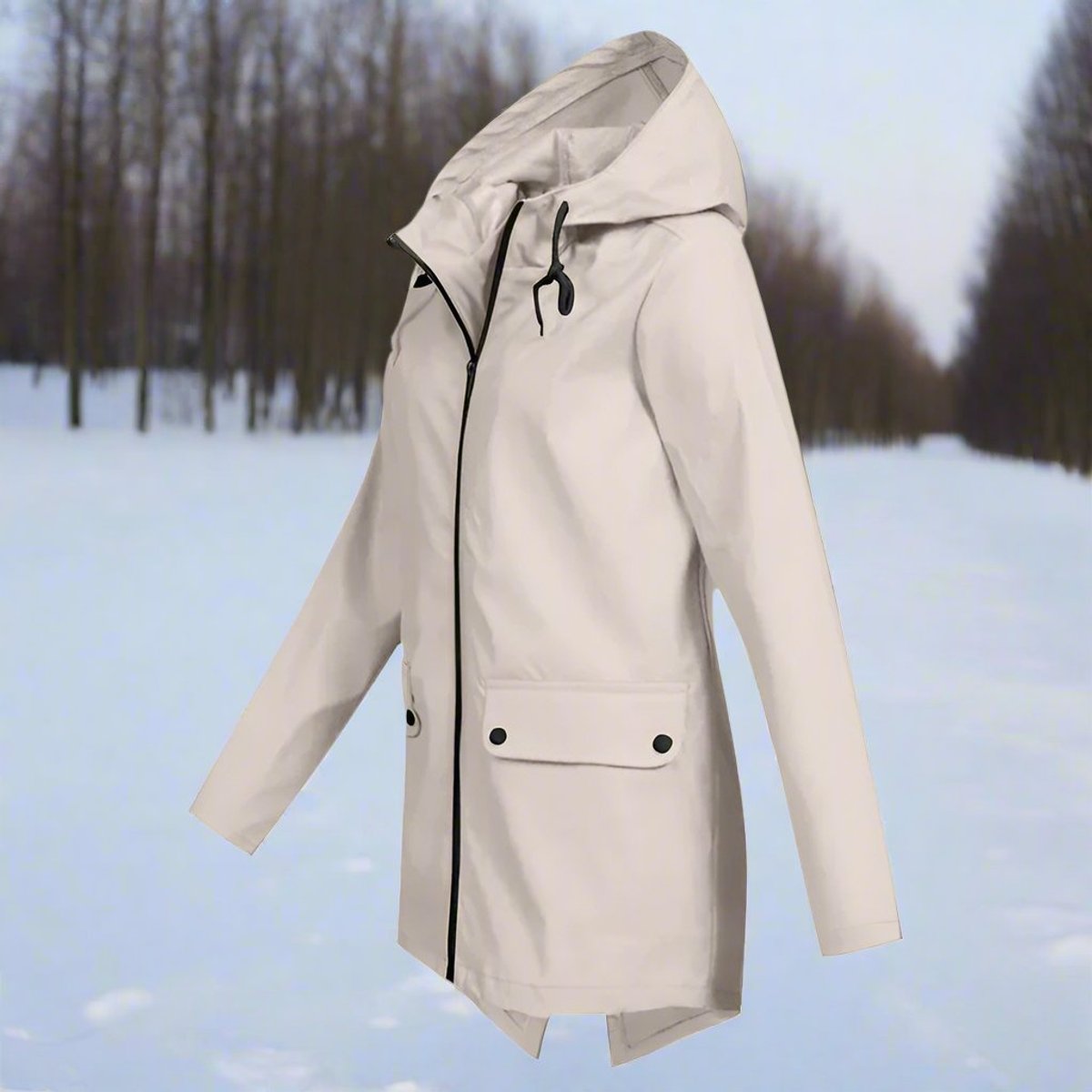 Marisole | Women's Waterproof Hooded Longline Rain Jacket