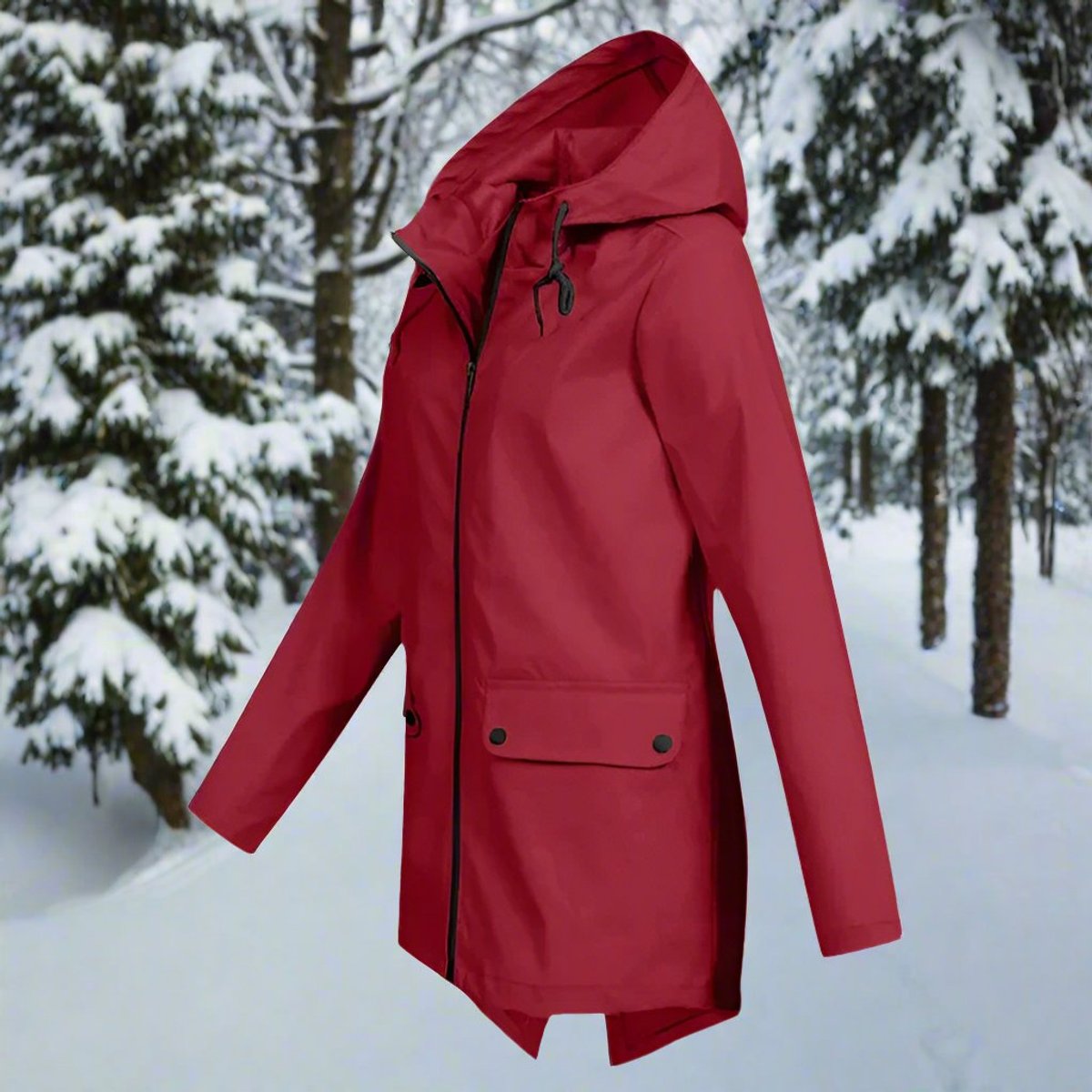 Marisole | Women's Waterproof Hooded Longline Rain Jacket