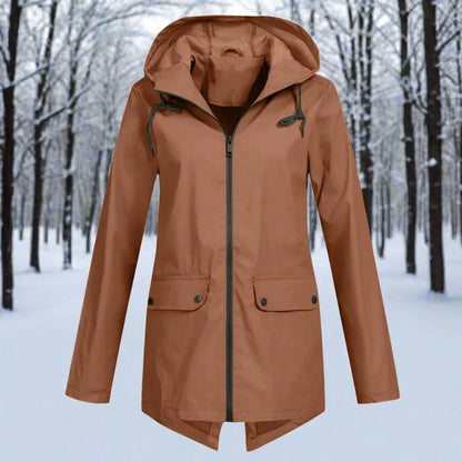 Marisole | Women's Waterproof Hooded Longline Rain Jacket