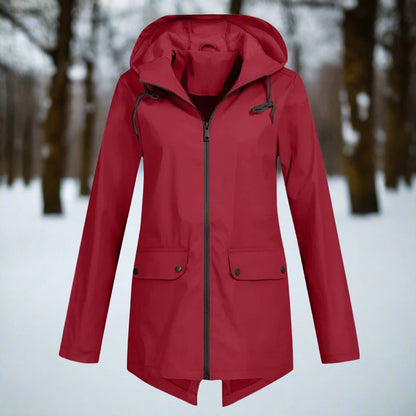 Marisole | Women's Waterproof Hooded Longline Rain Jacket