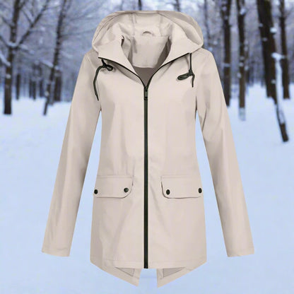 Marisole | Women's Waterproof Hooded Longline Rain Jacket