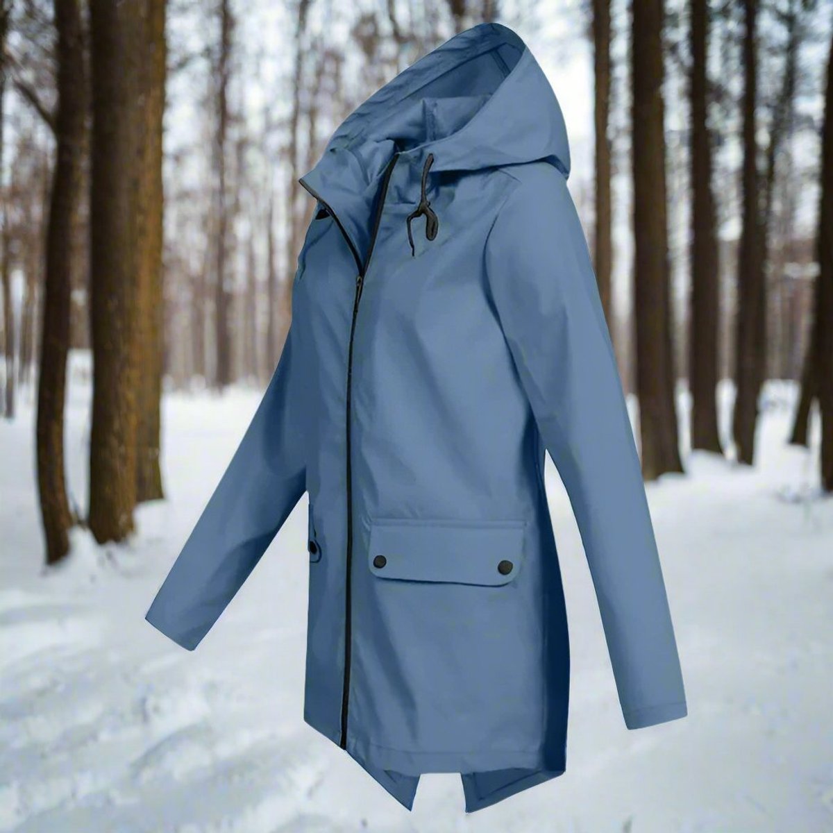 Marisole | Women's Waterproof Hooded Longline Rain Jacket