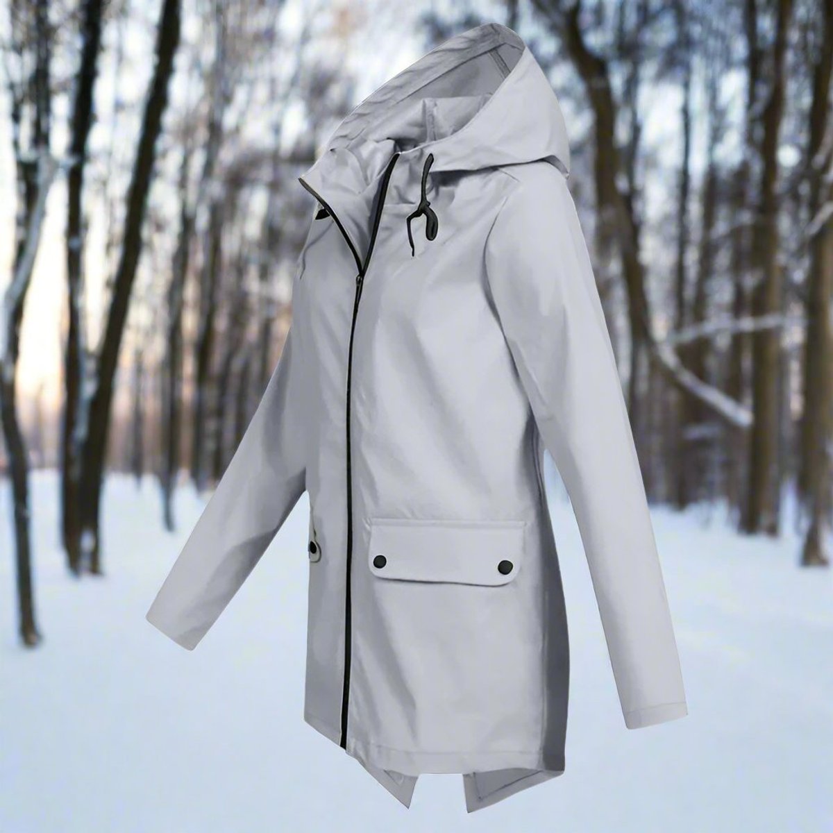 Marisole | Women's Waterproof Hooded Longline Rain Jacket
