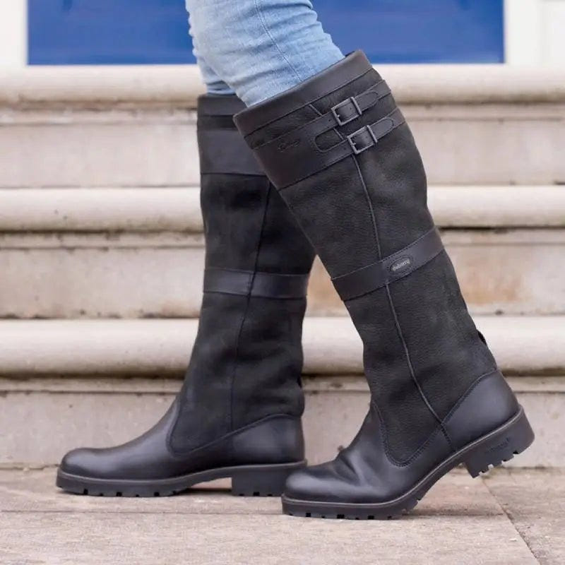 Brindle | Women's Waterproof Leather Knee High Pull-On Tall Country Boot