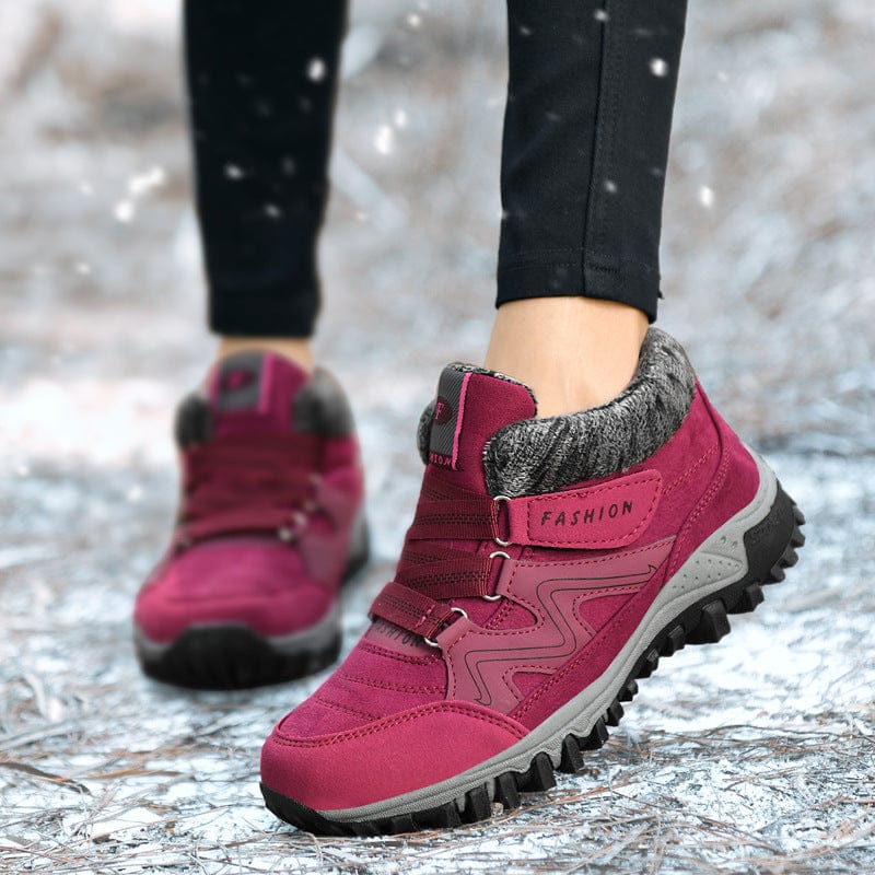 Marlowyx | Women's Fur Trim Winter Ankle Boot
