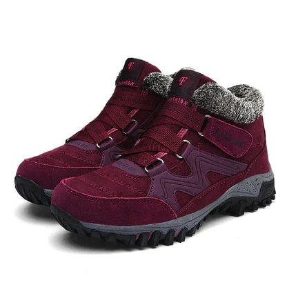 Marlowyx | Women's Fur Trim Winter Ankle Boot