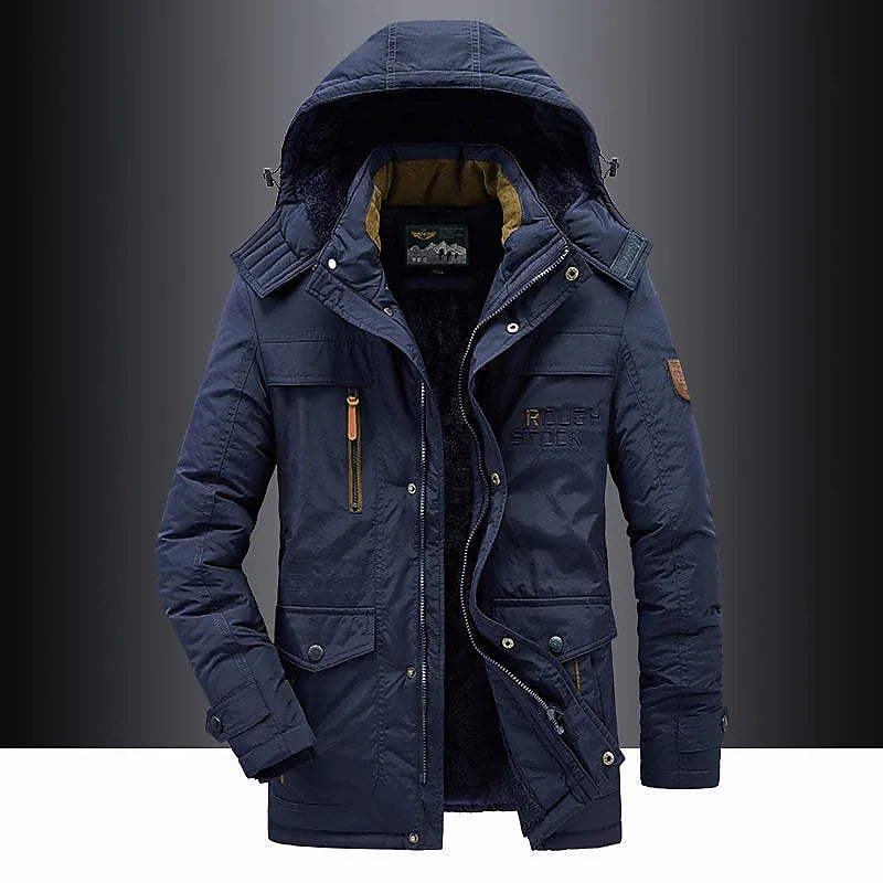 Balthazar | Men's Insulated Hooded Fleece-Lined Winter Parka Jacket
